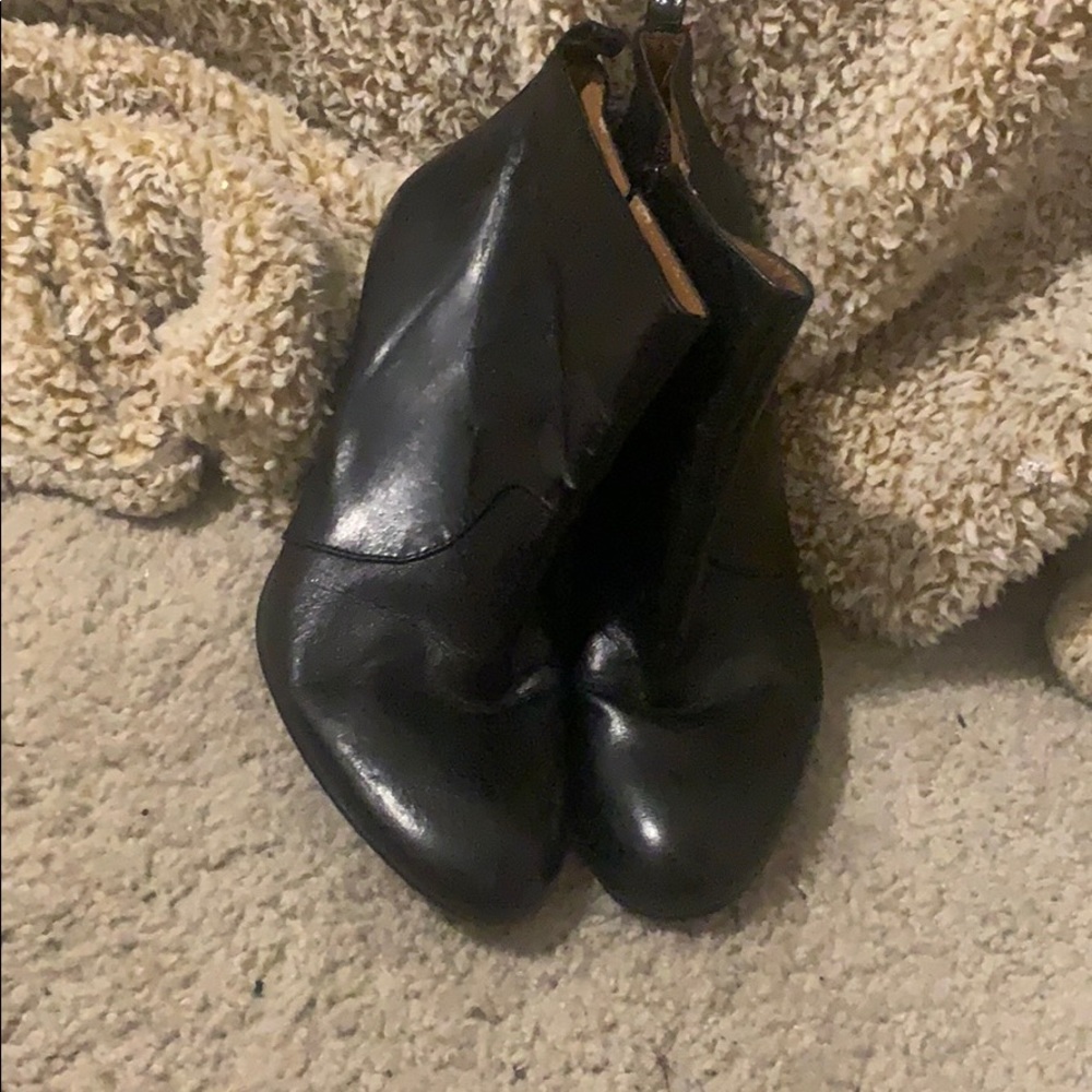 Black Leather Boot